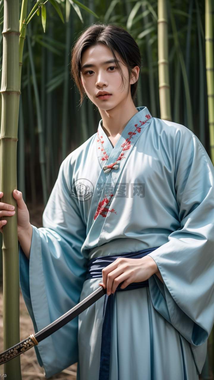 《竹林剑客写真》