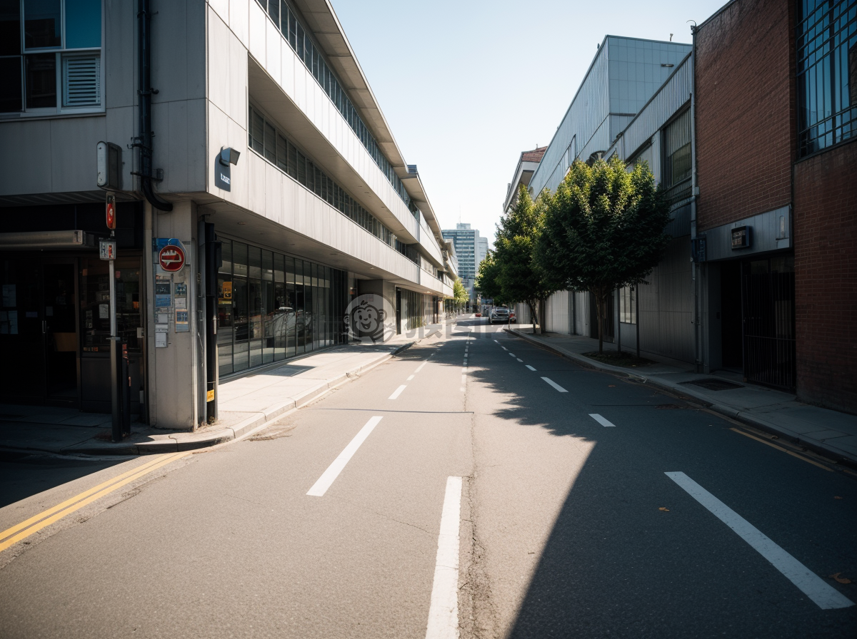 《城市黎明 简约街头》