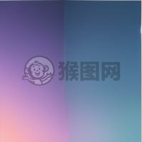 深蓝渐变背景下的精致照片