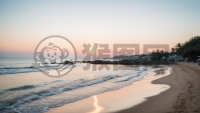 黎明海边静谧之美
