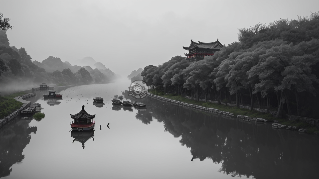 江南水乡美如画