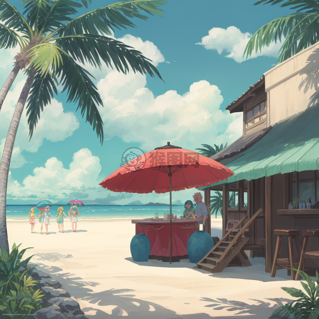 夏日海滩狂欢记