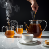 现代简约派茶艺与高端茶具之合影照
