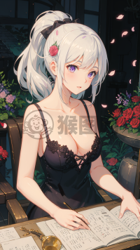 绚丽梦幻少女画像