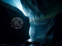 深海峡谷神秘生物夜光奇景