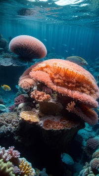深海奇观：珊瑚礁生物群光怪陆离的奇妙世界