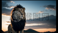 非洲雄狮之巅的霸主风采