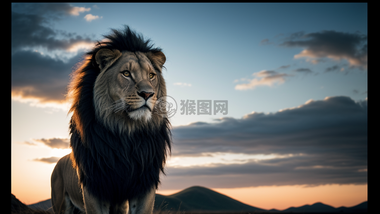 非洲雄狮之巅的霸主风采