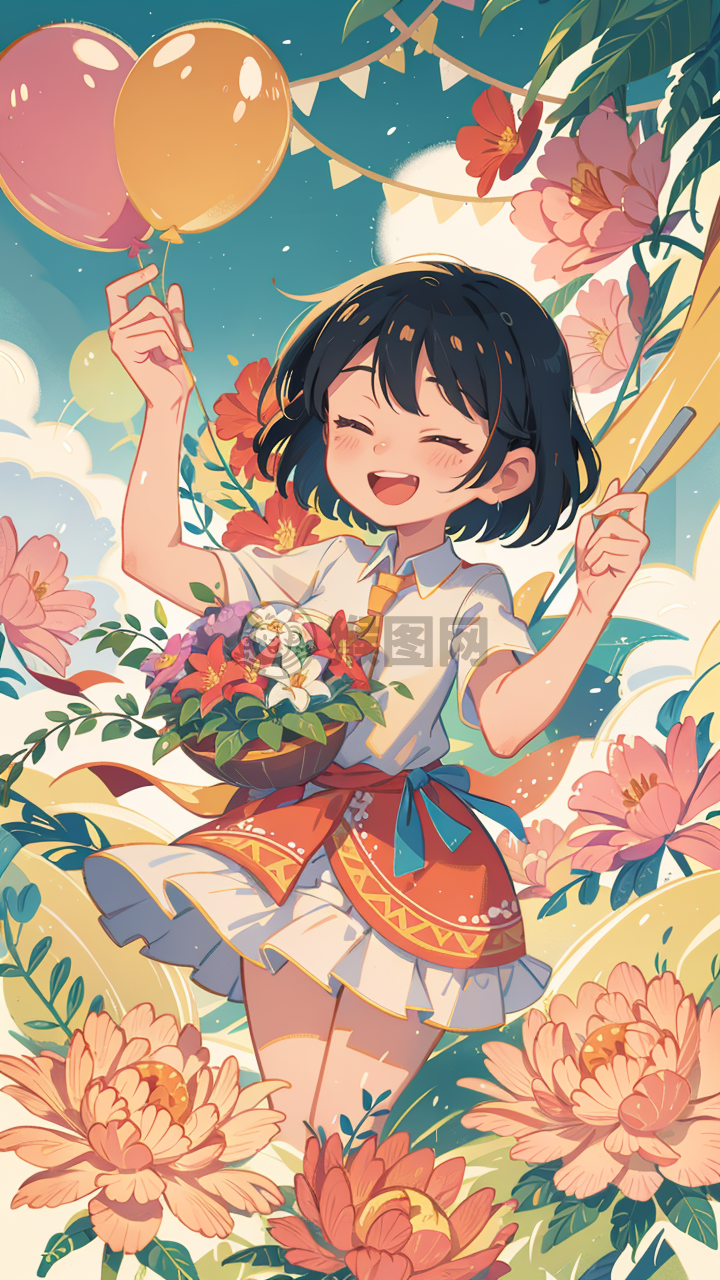 教师节快乐主题插画