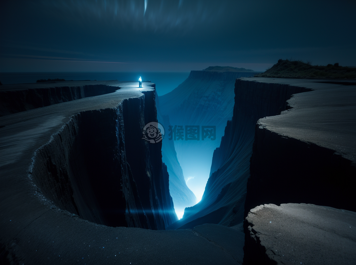 深海峡谷神秘生物奇景