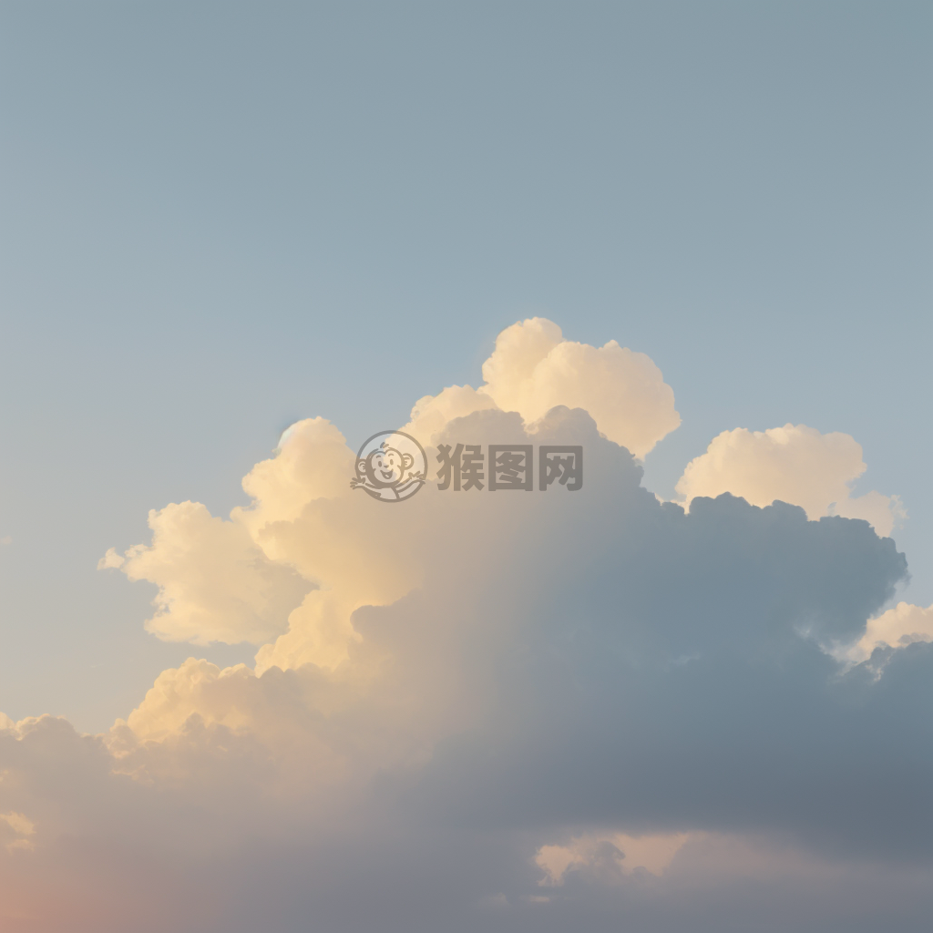 柔和渐变背景下的静谧之旅