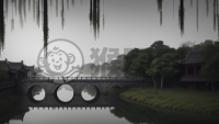 江南水乡晨雾美如画