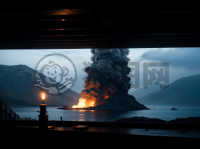 深海火山喷发：奇异生命与黑烟云海的壮丽写真