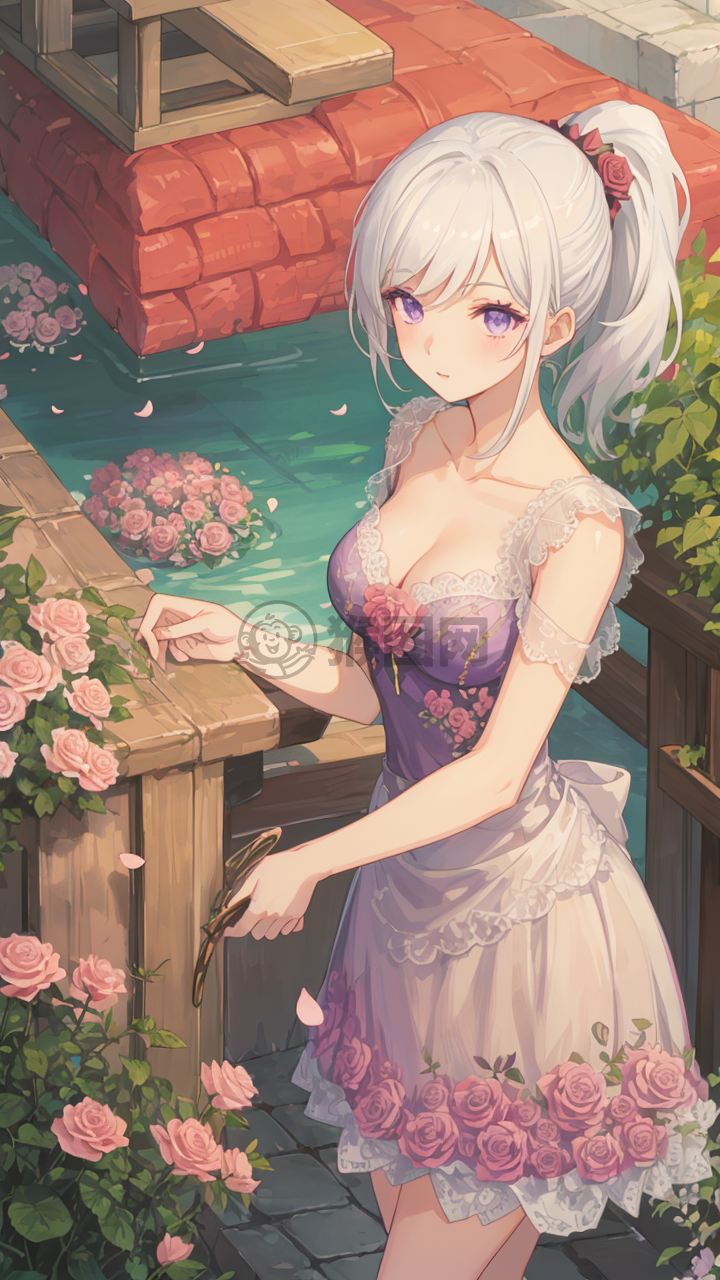 穿越紫眸花园的女子之境