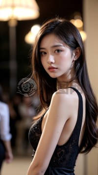 夜幕下美丽少女演绎奢华时尚秀：20_Jisoo_V1 精美写真。
