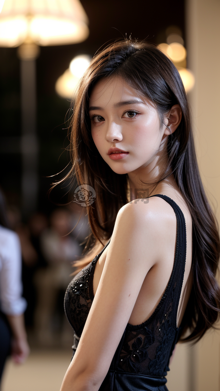 夜幕下美丽少女演绎奢华时尚秀：20_Jisoo_V1 精美写真。
