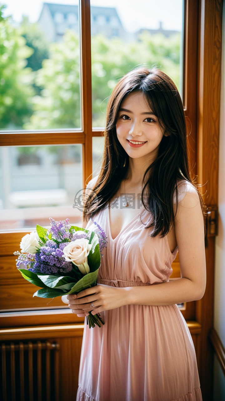 《教室里的年轻女教师》