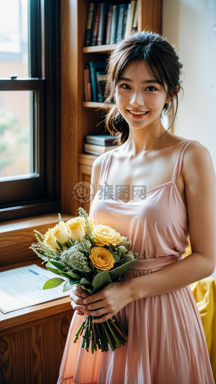 《教室里的年轻女教师》