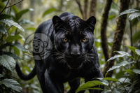 黑豹丛林狩猎：索尼A7R IV下的生动瞬间