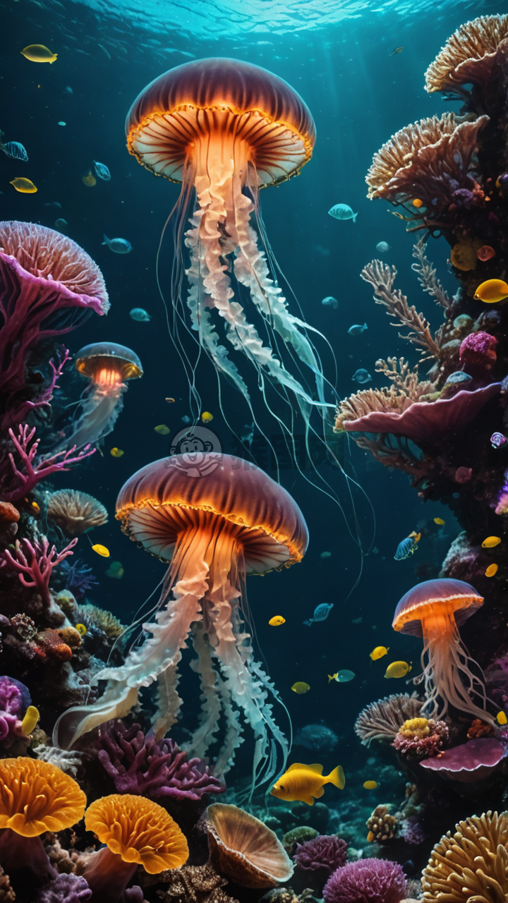 深海奇观：珊瑚礁生物群光怪陆离的奇妙世界