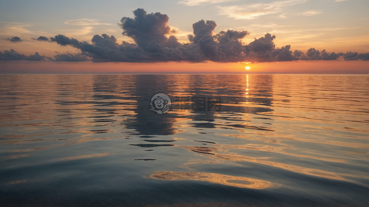 海面晨曦：宁静与活力的交织