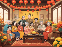 温馨重阳节 欢乐阖家欢