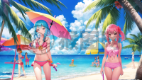 夏日海滩狂欢记