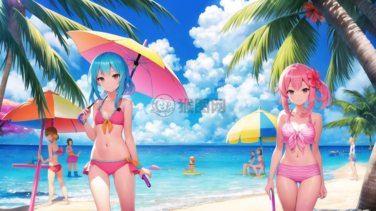 夏日海滩狂欢记
