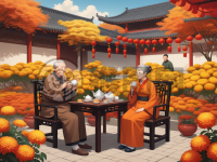 秋暮重阳忆旧时