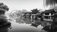 江南水乡梦幻之景