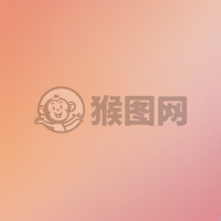 粉橙渐变背景下的唯美背景图片