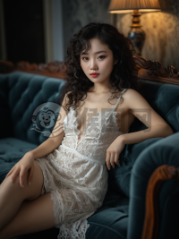 魅力女郎 卧榻倚古 写真风华