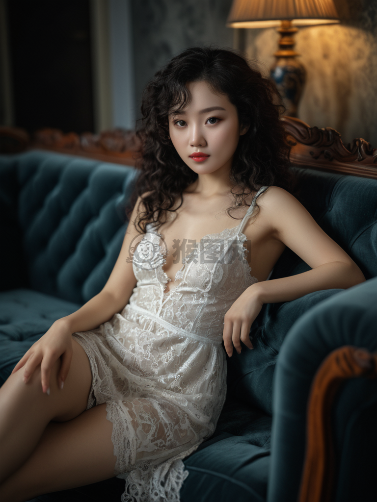 魅力女郎 卧榻倚古 写真风华
