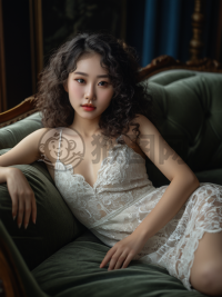魅力女郎 卧榻倚古 写真风华