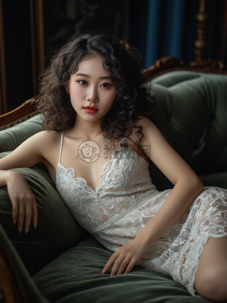 魅力女郎 卧榻倚古 写真风华