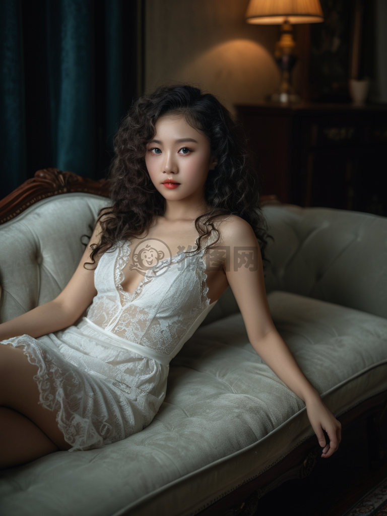 魅力女郎 卧榻倚古 写真风华