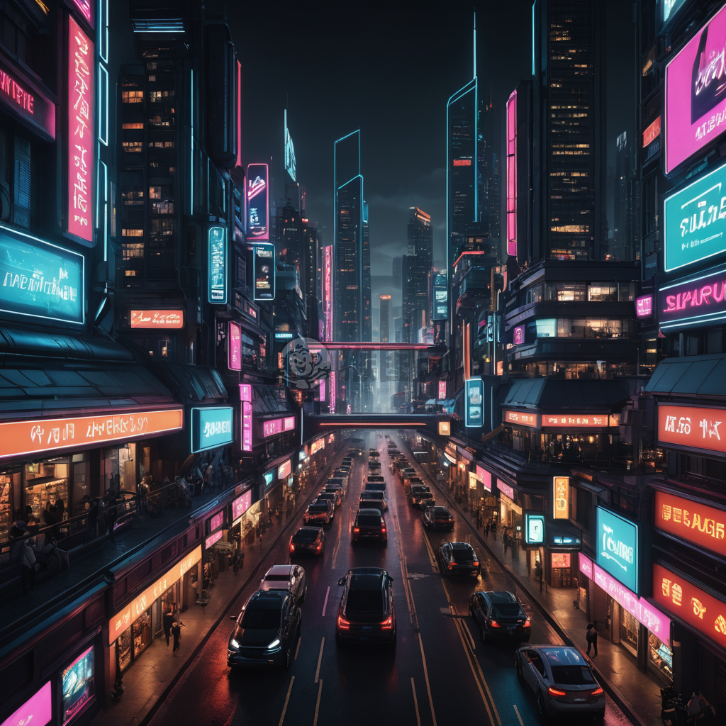 黑暗中的未来都市之影