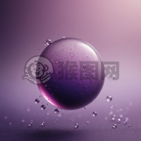 模糊粉紫渐变背景照片标题