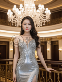 《银光璀璨：纤细华裔女性闪耀盛典》