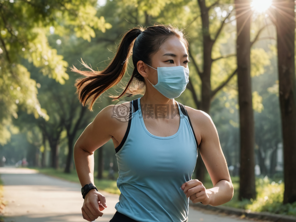 晨跑青春：活力女子的自然之旅