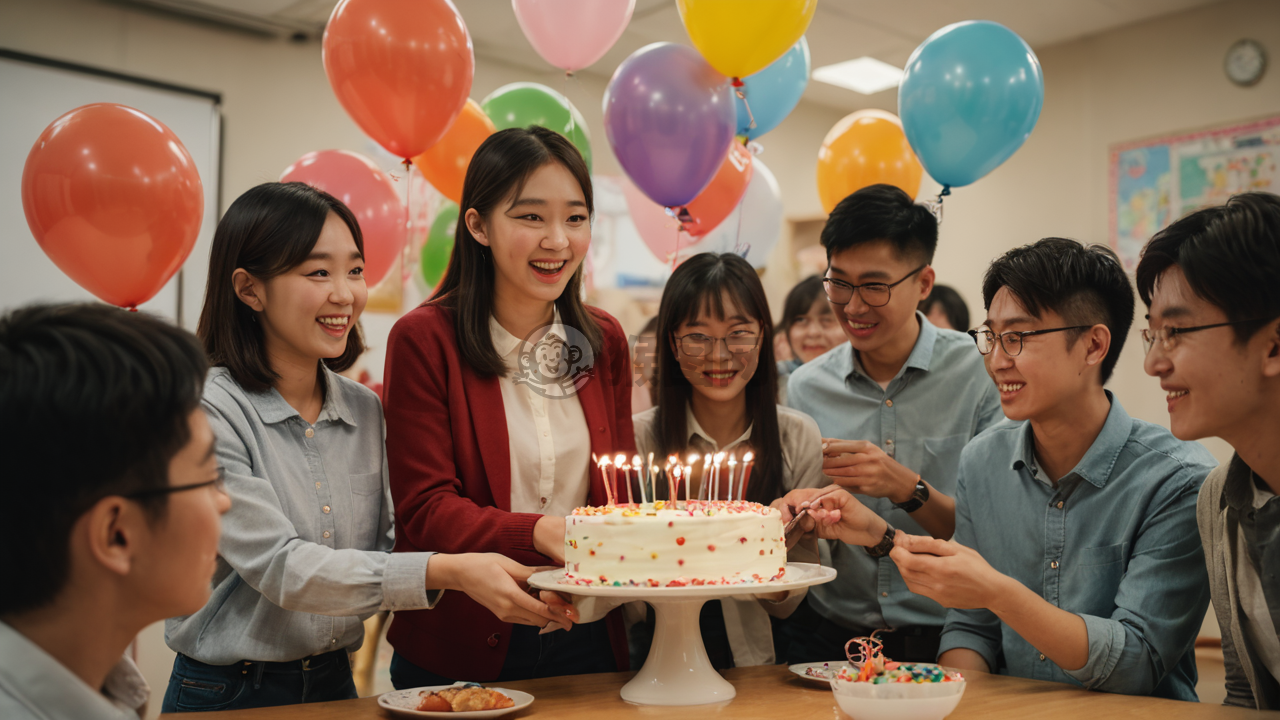 《中国学生惊喜老师生日派对》