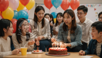 《中国学生惊喜老师派对》