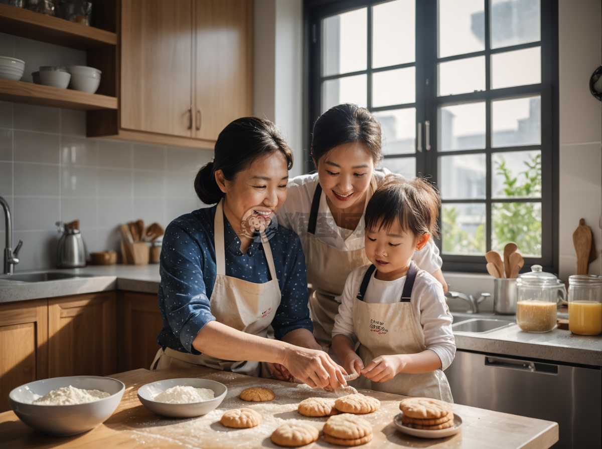 《母子烘焙温馨时刻》