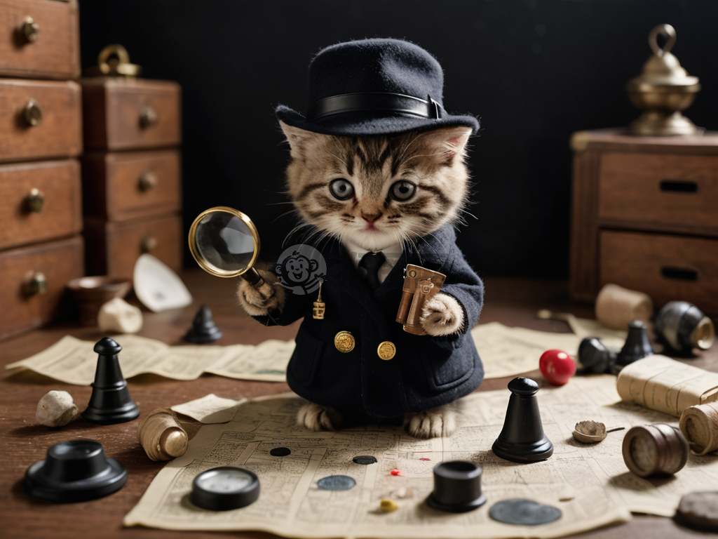 绒毛侦探小猫咪探案趣