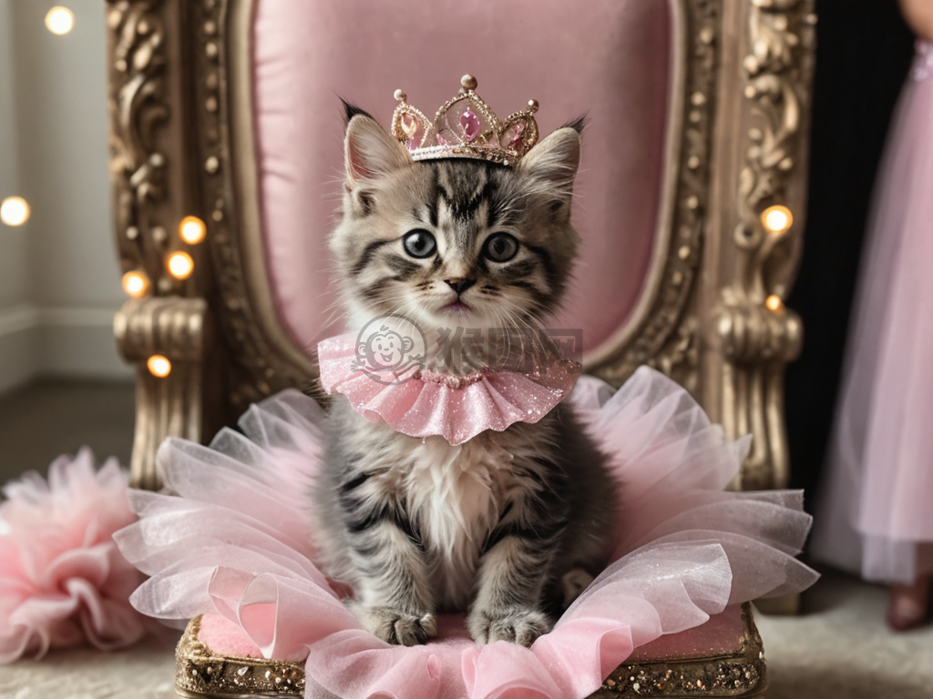 可爱的小猫公主装扮