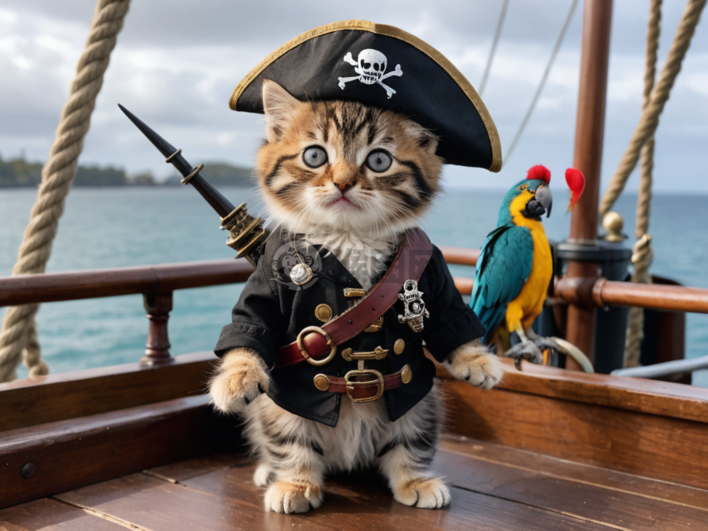 小海盗猫：玩趣的海盗探险家