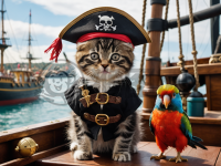 小海盗猫：冒险与童趣之旅