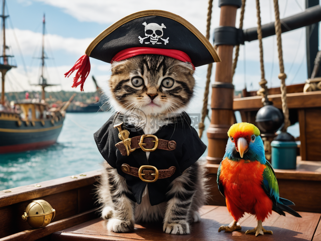 小海盗猫：冒险与童趣之旅