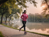 《晨跑公园：中国女子与清晨》
