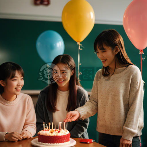 《中国学生惊喜老师 生日派对》